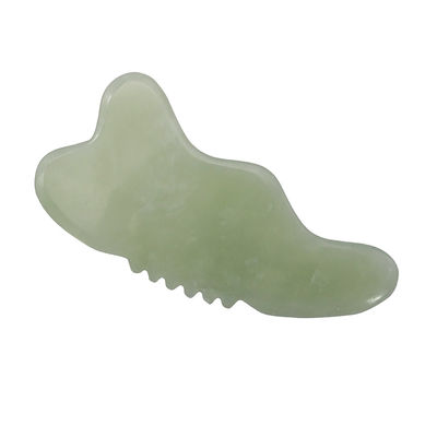 Xiuyan Jade Gua Sha Massagem Ferramenta para Facial Esculptor Massagem corporal Promove o fluxo sanguíneo e reduz a tensão Fácil de segurar