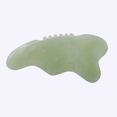 Xiuyan Jade Gua Sha Massagem Ferramenta para Facial Esculptor Massagem corporal Promove o fluxo sanguíneo e reduz a tensão Fácil de segurar