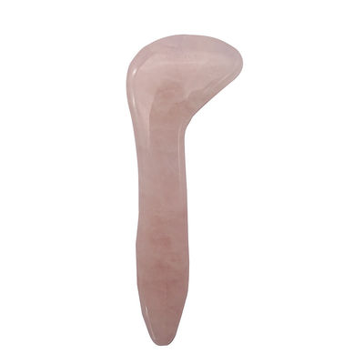 2024 Produto Polido Técnico Rosa Natural Quartz Jade Gua Sha Ferramenta de Massagem para Massagem Facial Caixa de Presente MOQ 100PCS