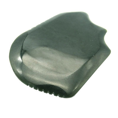 2024 Tendência Produtos Pedra de Jade Natural Guasha Ferramenta para Rosto e Corpo Scraping Board Negro Escuro Nefrite área de massagem