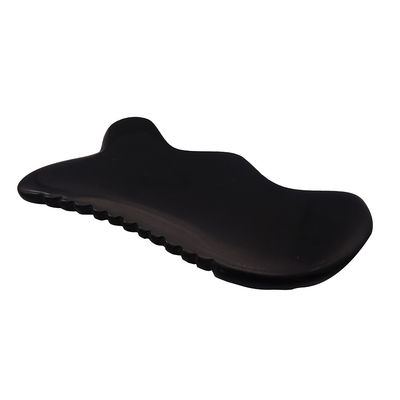 Guasha ferramenta de massagem natural de pedra negra Bian Guasha ferramenta para massagem de pés pescoço costas rosto