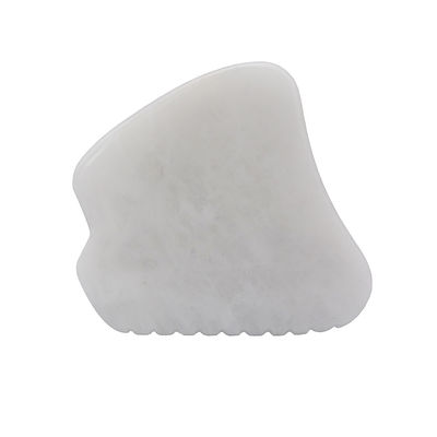 Função Musical Ferramenta de Massagem Gua Sha de Jade Branco para Terapia SPA Polida Pedra de Jade Natural Ferramenta de Massagem Facial Guasha