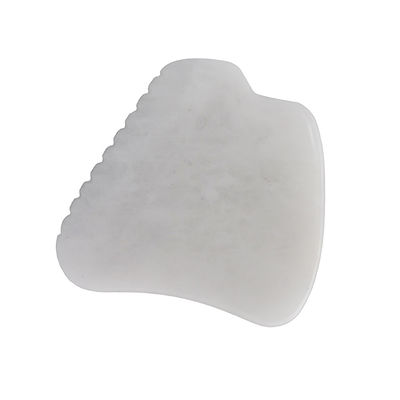 Função Musical Ferramenta de Massagem Gua Sha de Jade Branco para Terapia SPA Polida Pedra de Jade Natural Ferramenta de Massagem Facial Guasha