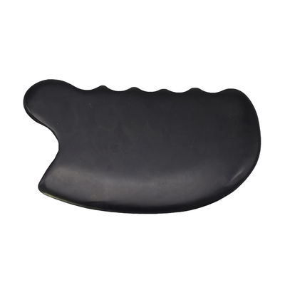 Obtenha um brilho juvenil com a Pedra Bian Negra Pura Natural Gua Sha Ferramenta Massagem Facial Cosmética Lift Apertar a Pele Todo o Corpo