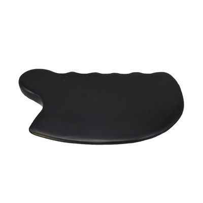 Obtenha um brilho juvenil com a Pedra Bian Negra Pura Natural Gua Sha Ferramenta Massagem Facial Cosmética Lift Apertar a Pele Todo o Corpo