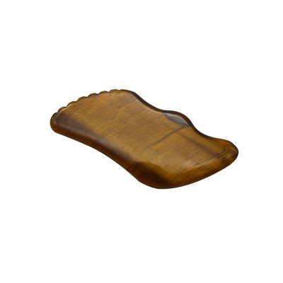 Manual feito à mão Gua Sha Natural de olhos de tigre Massageador de pele para rosto olhos pescoço Nody relaxamento muscular OEM ODM