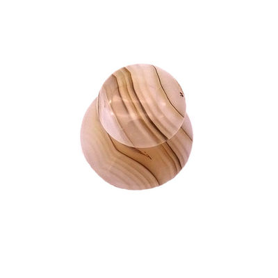 Massagem de Pedra de cogumelo de Ágata Natural para raspagem de energia de jade e cosmetologia de compressão a frio / quente