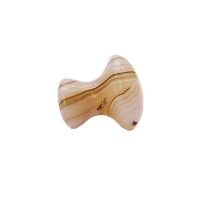Massagem de Pedra de cogumelo de Ágata Natural para raspagem de energia de jade e cosmetologia de compressão a frio / quente
