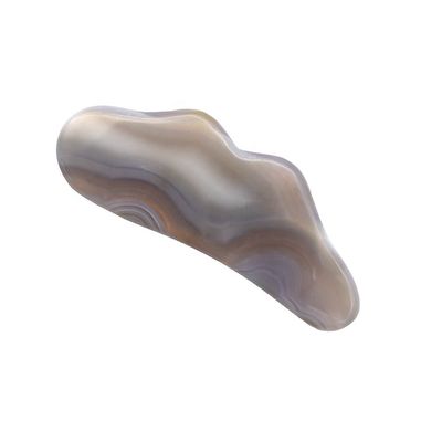 Pedra natural de Ágata Gua Sha Esencial para Massagem Corporal e Tratamento de Acupuntura