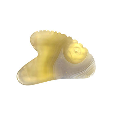 Produtos de Massagem de Logotipo Personalizado Agate de Cereza Natural Agate Sha Gua Tabela para Gua Sha Terapia