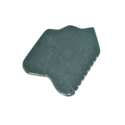 Nefrita verde escuro Facial Pedra de Jade Guasha Massager Board para circulação sanguínea facial