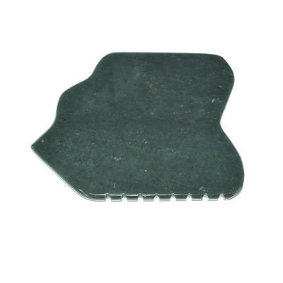 Nefrita verde escuro Facial Pedra de Jade Guasha Massager Board para circulação sanguínea facial