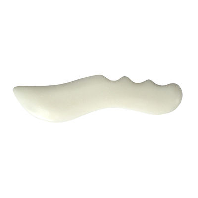 Massagista de corpo Pedra Gua Sha de jade branco para raspar Massagem facial Ferramentas e Massagem de beleza SPA