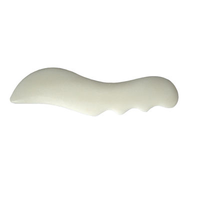 Massagista de corpo Pedra Gua Sha de jade branco para raspar Massagem facial Ferramentas e Massagem de beleza SPA