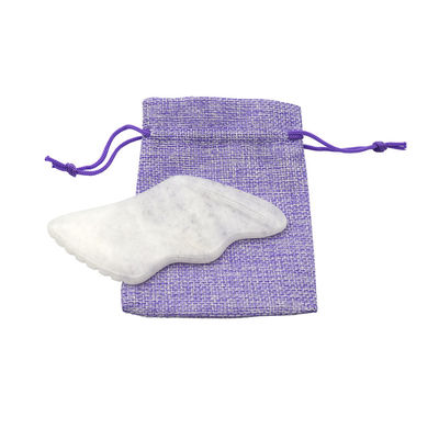 Função Cabeça Massagista de Saúde Jade Branco Facial Guasha Massagista Scraping Board Gua Sha Massage Tool para Massagista de Cabeça