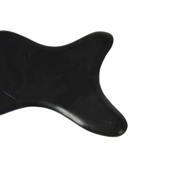 Black Bian Stone Gua Sha Scraping Massage Board para drenagem linfática do corpo inteiro e alívio da dor