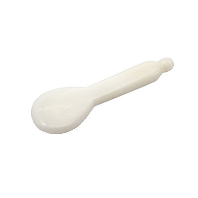 Bastão de Massagem Gua Sha de Jade Branco para Massagem Facial e de Olhos e Sonda de Ponto de Acupuntura de Mão