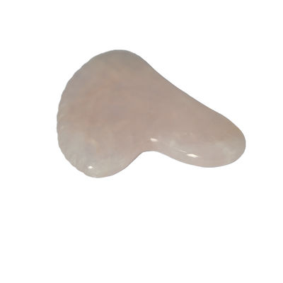 Facial Rosa Forma de Coração Rosa Quartz Jade Guasha Massager Gua Sha Mesa Massagem Ferramenta para Cuidados de Saúde Pessoal OEM / ODM