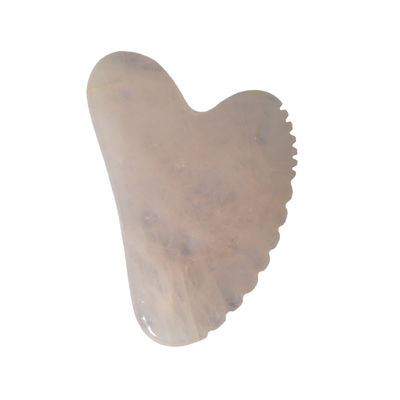 Facial Rosa Forma de Coração Rosa Quartz Jade Guasha Massager Gua Sha Mesa Massagem Ferramenta para Cuidados de Saúde Pessoal OEM / ODM