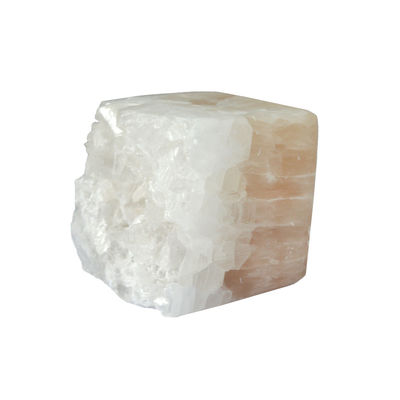 Características regionais Difusor de aroma de óleo essencial em forma de cubo rosa com pedra glaciar de jade de cristal irregular