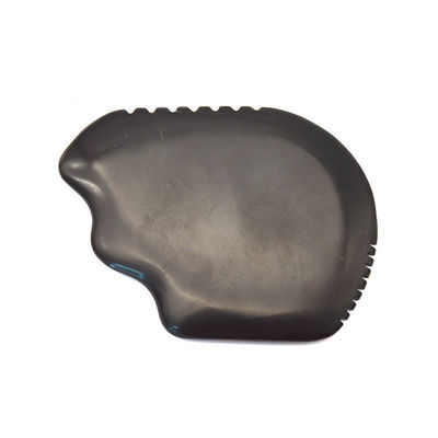 2024 Produto Pedra Bian Negra Facial Jade Guasha Gua Sha Escravação Massagem Ferramenta para SPA Massagem relaxante dos músculos faciais