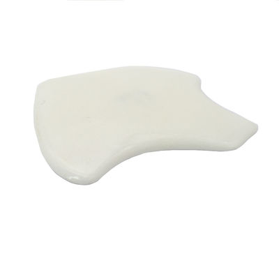 White Jade Gua Sha Massage Tool para Massagista Facial e Corpo SPA Acupuntura Acupressão 9.5cm*7.5cm*0.7cm