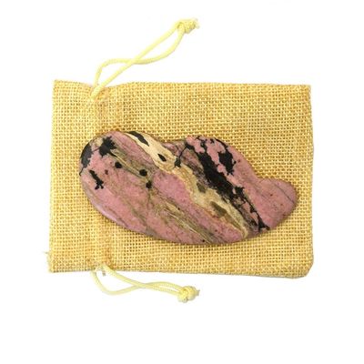 Obtenha uma linha de mandíbula definida e redução de inchaço com Rodonita Rosa Gua Sha Ferramentas Faciais Para Rosto Massagem de Olhos Área Todo o Corpo