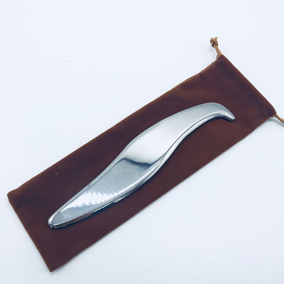 Ferramentas Gua Sha de aço inoxidável para saúde Massagem facial em forma de pássaro e função de massagem