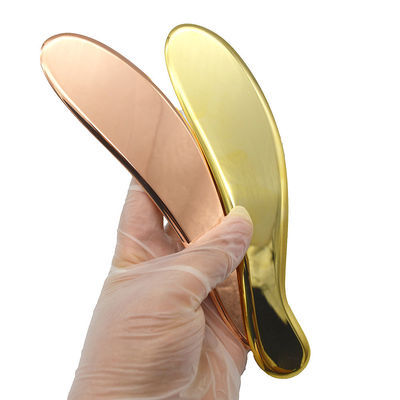Guasha de cobre Fisioterapia Quiropraxia IAS TM Ferramentas Gua Sha de metal em cor rosa dourada para mobilização de tecidos moles