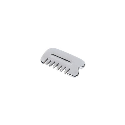 Massagista Facial Terahertz Prateado Autêntico Guasha Pedra Gua Sha Comb para Anti-Envelhecimento e Rejuvenescimento Facial