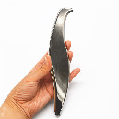 Melhore sua experiência de massagem com ferramentas de aço inoxidável Gua Sha 205 * 47 * 4,5 mm