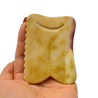 Ferramentas de massagem corporal de estilo chinês Mookaite para beleza Guasha Pedra de raspagem de rosto Gua Sha Pedra de terapia de massagem Ferramenta final