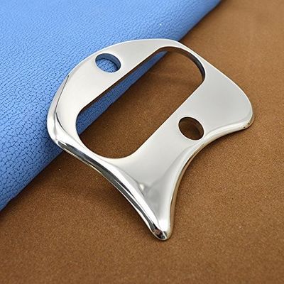 Ferramenta Gua Sha de aço inoxidável para massagista de corpo ferramentas de massagem de raspagem cerca de 9,8cm * 7,5cm Massagem de Guasha de metal