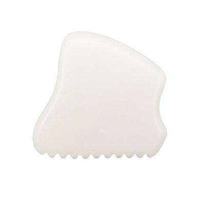 Massagista corporal Pedra Gua Sha de jade branco para massagem facial e do pescoço Melhor escolha
