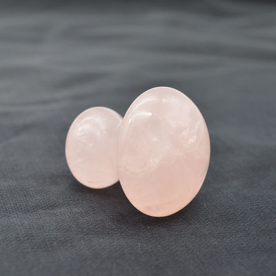 2024 Massagem corporal personalizada Rosa Rosa Quartz Cogumelo Gua Sha Pedra Massagem Ferramenta com aparência polida