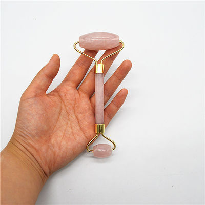 Massagem facial e cuidados com a pele Rosa Quartz Gua Sha Set com 90mm de comprimento