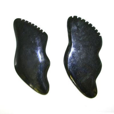 Massagista Facial O Corpo Original de Nefrita Guasha Pedra Massagem Gua Sha Jade para SPA Acupuntura Terapia Ponto de Tratamento