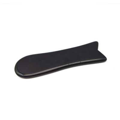 Ferramenta Gua Sha de Obsidiana Preta de 115 mm A solução definitiva antienvelhecimento e rejuvenescimento facial