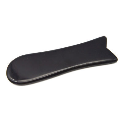 Ferramenta Gua Sha de Obsidiana Preta de 115 mm A solução definitiva antienvelhecimento e rejuvenescimento facial