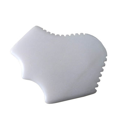 Massagista 2024 Design Natural Jade Branco Gua Sha Tabela para raspagem Terapia Pedra Ferramentas Massagista