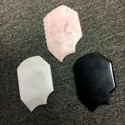 Área de massagem corporal Função musical Gua Sha raspador de pele Jade Quartz Rosa Face Massagista facial com treinamento no local