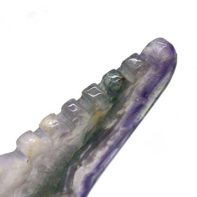 Ferramentas de massagem de raspagem natural Fluorito Jade Gua Sha Board OEM ODM para Ferramentas de massagem