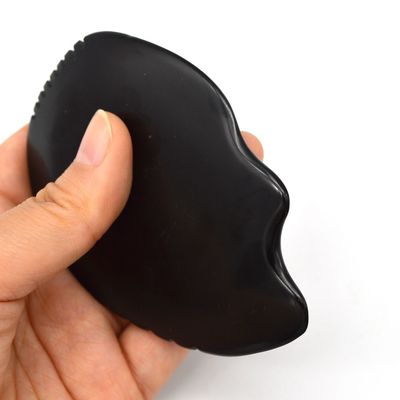 Ferramenta de massagem tradicional de pedra Bian Gua Sha para revitalização da saúde do corpo