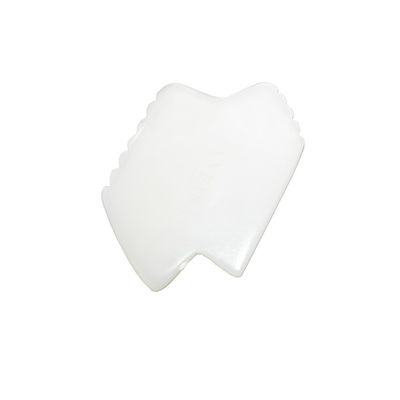 Disponível Logotipo Natural Jade Branco Gua Sha Escrava Terapia Guasha Ferramentas Para Massagem Facial do Corpo Com Fisioterapia Infrarroja