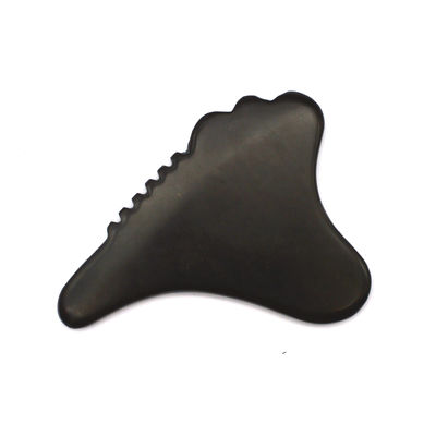 Área de massagem de corpo inteiro Autêntico preto Facial Eco-friendly Gua Sha Tool Massagista facial 105*77mm 114*74mm 2 Pcs AKBS-030