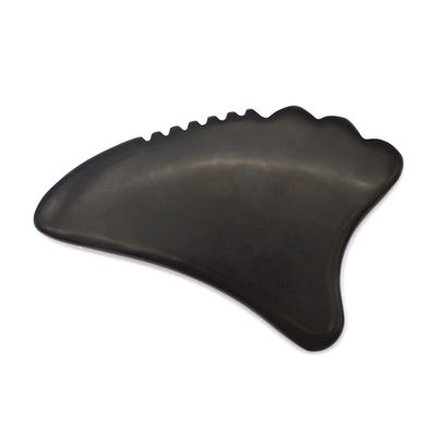 Área de massagem de corpo inteiro Autêntico preto Facial Eco-friendly Gua Sha Tool Massagista facial 105*77mm 114*74mm 2 Pcs AKBS-030