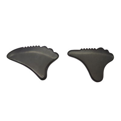 Área de massagem de corpo inteiro Autêntico preto Facial Eco-friendly Gua Sha Tool Massagista facial 105*77mm 114*74mm 2 Pcs AKBS-030