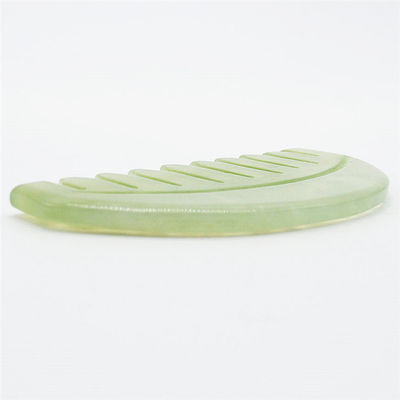 Função Musical 2024 Jade Gua Sha Natural Xiuyan Peite de Cabelo Jade Peites Ferramentas de Cuidados da Pele ABK-90 para Amantes da Cuidados da Pele