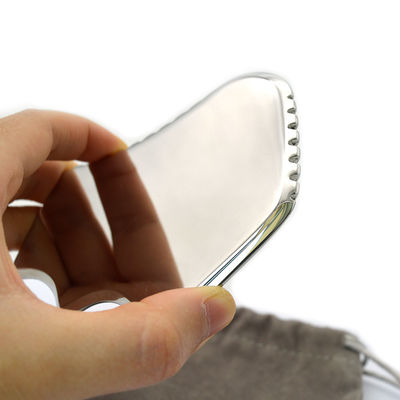 Massagista Ferro Inoxidável Gua Sha Massagem Ferramentas para Rosto e Corpo 304L grau médico