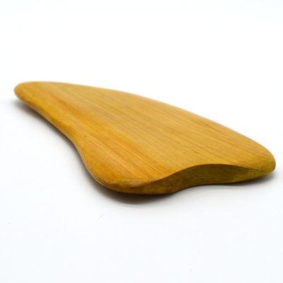Ferramenta de Gua Sha de Madeira Natural para Escrava Facial Massagem Manual de Controle com fio Massagista Facial Escrava de Tabuleiro de Madeira